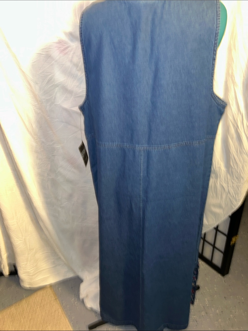 Erika Denim Dress in Blue with Black Tag - Picture 7 of 8